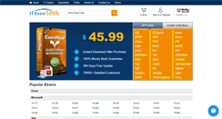 Desktop Screenshot of itexamseek.com